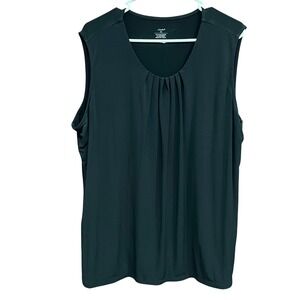 Women's Sleeveless Black Top